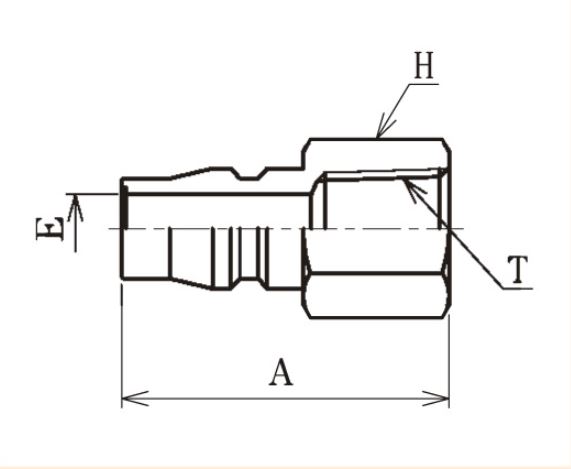 Đầu nối nhanh khí nén Coupla - Plug Rc 1/2