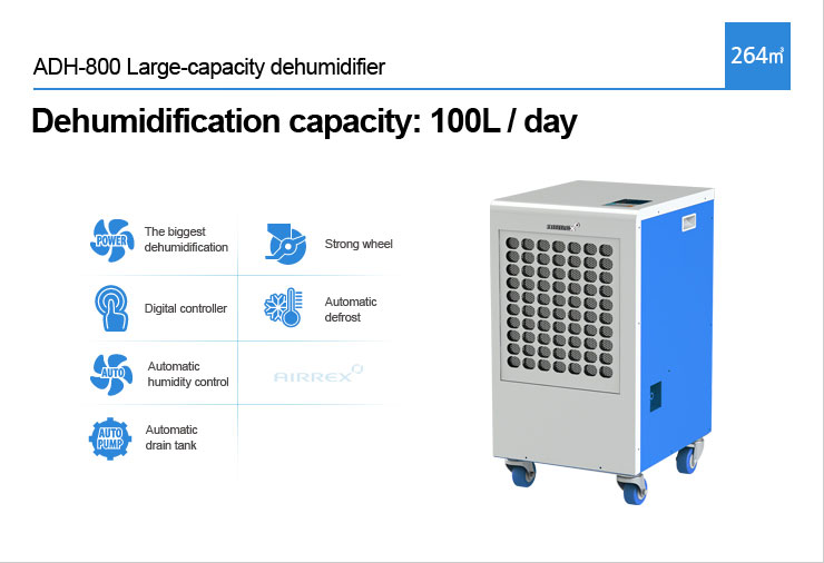 Máy hút ẩm công nghiệp Airrex ADH-800